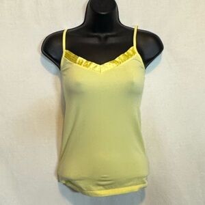 G-184 The Limited Yellow Sleeveless Summer Camisole Tank Top Size S